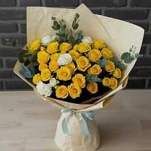 Букет цветов из:  Розы #REPLACE_PRED# Каменоломни