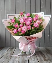 Букет Розовый кустик в Каменоломни