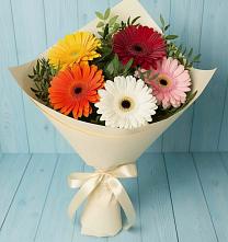 Букет цветов из:  Герберы в Каменоломни