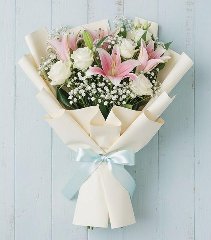 Букет цветов из: Лилии в Каменоломни