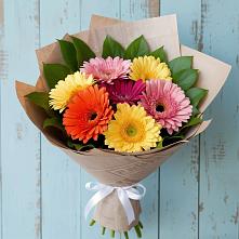 Букет цветов из:  Герберы #REPLACE_PRED# Каменоломни