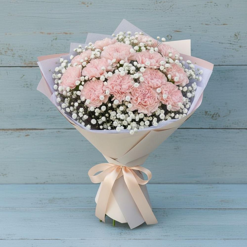 Букет цветов из: Гвоздики в Каменоломни