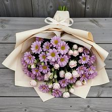 Букет цветов из:  Розы и Хризантемы в Каменоломни