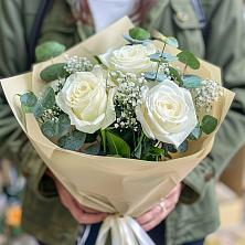Букет Нежные грёзы в Каменоломни Букет цветов из: Розы в Каменоломни