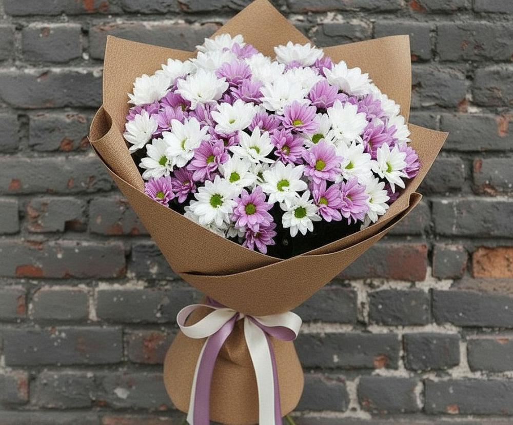 Букет цветов из: Хризантемы в Каменоломни