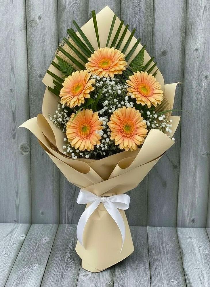 Букет цветов из: Герберы в Каменоломни