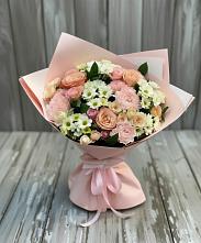 Букет цветов из:  Гвоздики, Розы и Хризантемы в Каменоломни