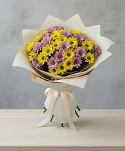Букет цветов из:  Хризантемы в Каменоломни