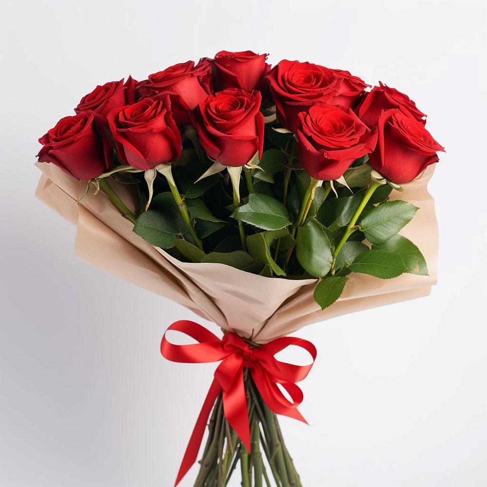 Букет 11 Красных роз Эдлесс Лав в Каменоломни